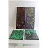 Image 1 : (4) Canvas Abstract Art Pieces