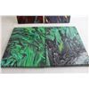 Image 2 : (4) Canvas Abstract Art Pieces