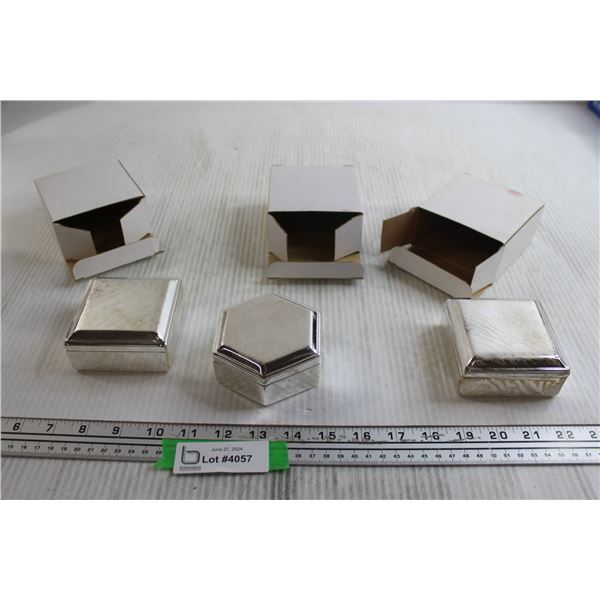 (3) Jewelry/Trinket Boxes