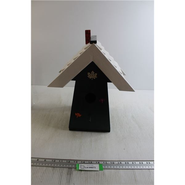 Dark Green Birdhouse