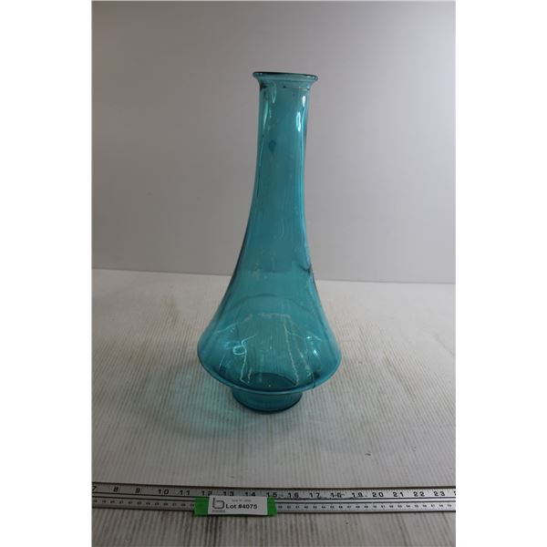 Clear Blue Vase
