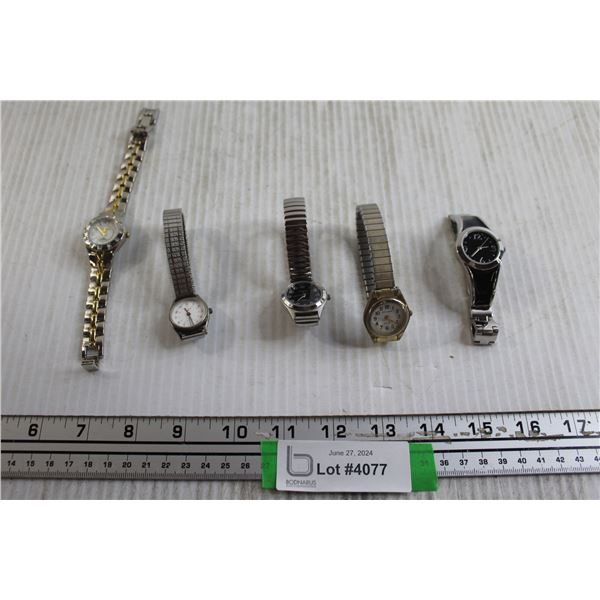 (5) Watches - Untested