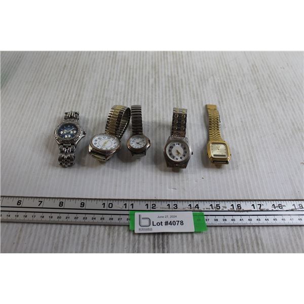 (5) Watches - Untested