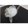 Image 3 : White Glass Fish Ornament
