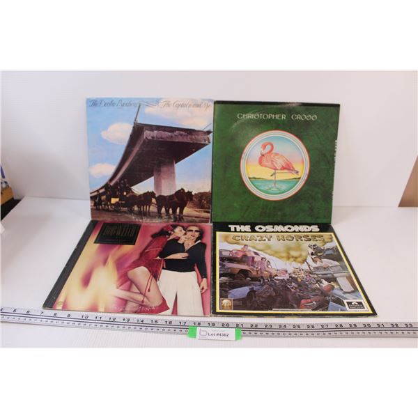 (4) Records: Doobie Brothers, Bob Welsh, The Osmonds, Christopher Cross