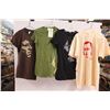 Image 1 : (4) T-Shirts: (2) Size L (1) XL (1) Small