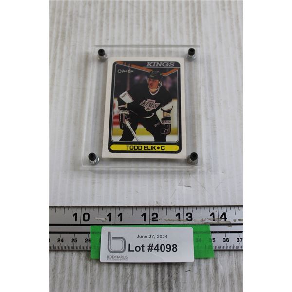 1989 #352 Todd Elik Rookie Hockey Card