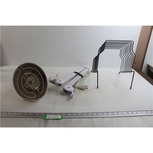 Lamp - Untested, Magazine Rack