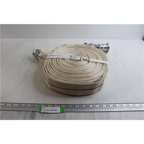 75' Hose with Brass Ends