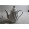 Image 2 : White Teapot, Cream, and Sugar