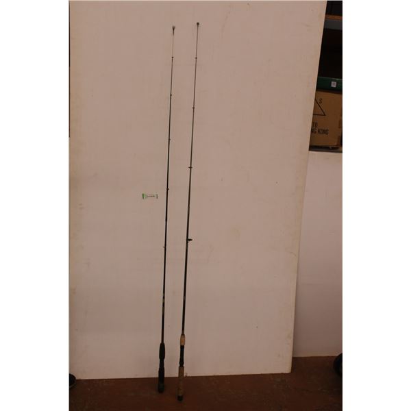 *(2) 6' Fishing Rods - Shakespeare Ugly Stick, Cahil Crystal River