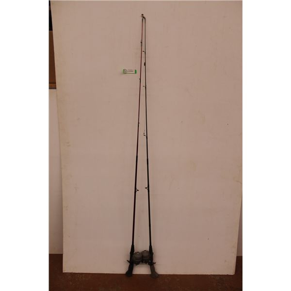 *(2) 6' Zebco Rods with Zebco Sting Ray Reels - Consignor Says Reels Work