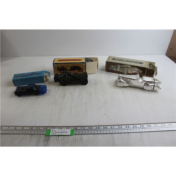 (3) Avon Car Cologne Bottles