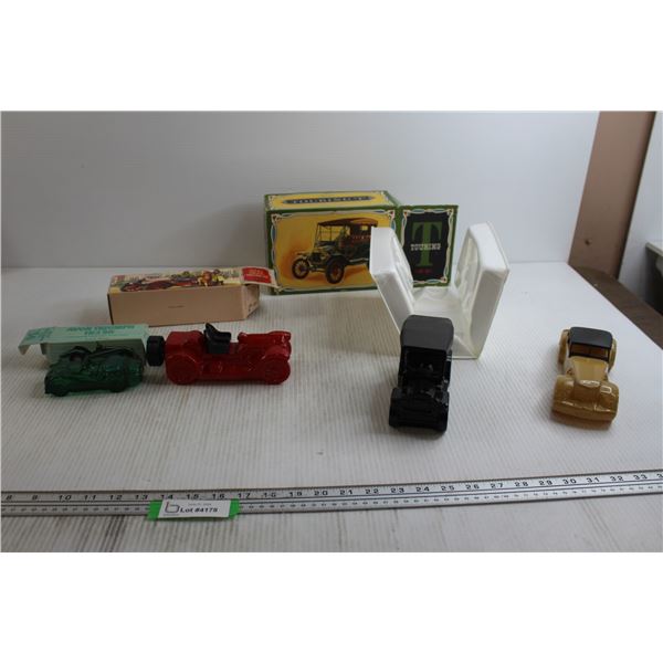 (4) Avon Car Cologne Bottles