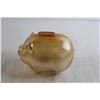 Image 2 : Large Carnival Glass Piggy Bank