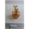 Image 1 : Carnival Glass Deer Trinket Dish