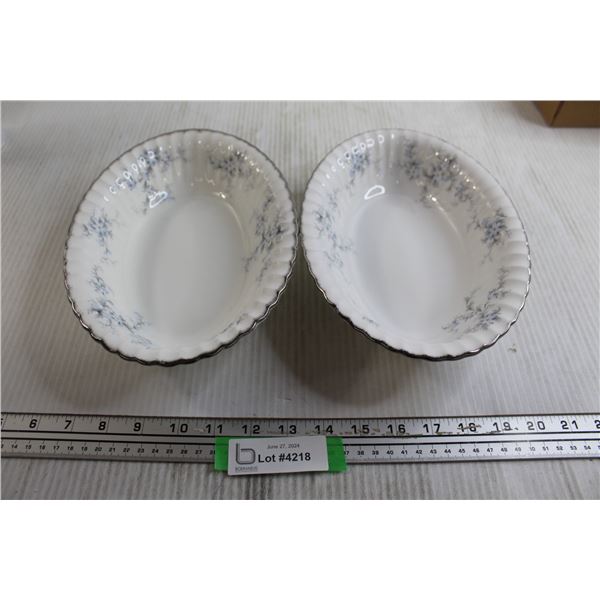 (2) Paragon Bride's Choice Oblong Bowls