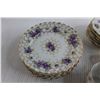 Image 2 : 21-Piece Purple Floral Nippon-esque Tea Set