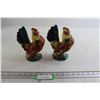 Image 1 : (2) Royal Copley Rooster Decorations