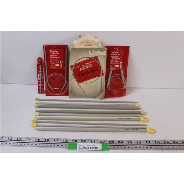 (13) Lot of Knitting Needles: Misc. Sizes & Lengths