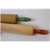 Image 3 : (2) Vintage Wooden Rolling Pins