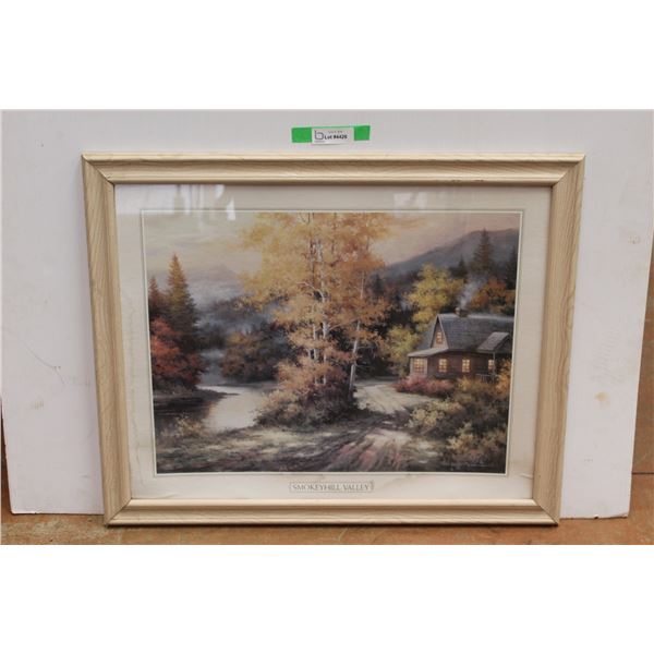 * Large Framed Print - Water Stains