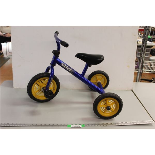* Arashi Slick Blue Used Tri-Cycle - 21" Tall & 16" to Top of Seat