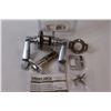 Image 4 : (4) Weiser Door Handle Set; Dishwasher Steel Braided Line; Brake Bleeder Kit