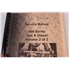 Image 6 : (2) Jensales J.I. Case Service Manuals Vol. I & II for 400 Series Gas & Diesel
