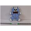 Image 1 : Teddy Bear Stained Glass Hanging Decorative - Looks New 8" Tall x 6" Wide