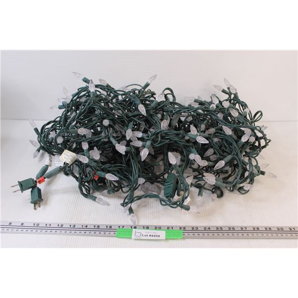 Large Bunch / Strand of White Christmas Lights - Working