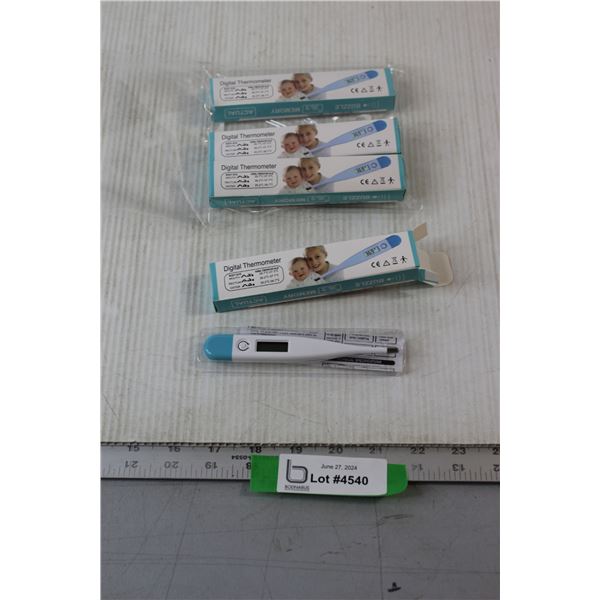 (4) Digital Thermometers