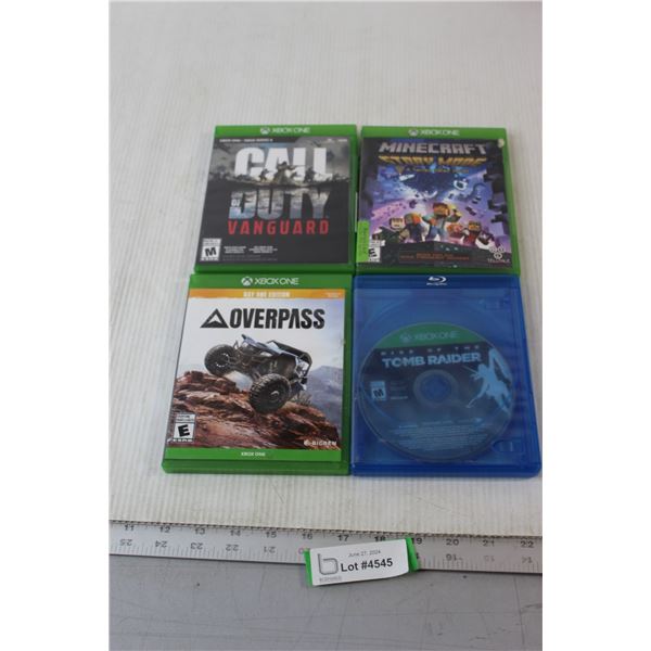 (4) Xbox Games - Tomb Raider, Overpass