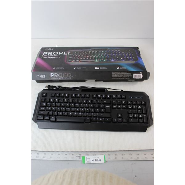 Vibe Propel Led Gaming USB Keyboard - NIB