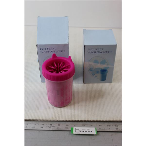 (2) Pet Foot Washing Cups