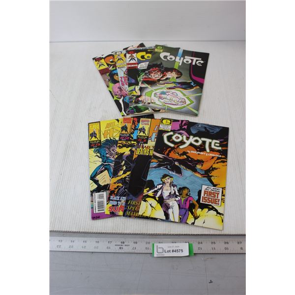 (8) Comic Books - Coyote, Black Axe