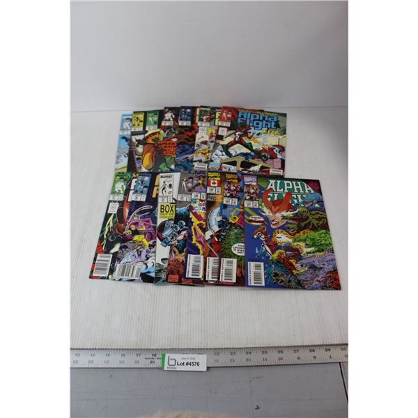 (15) Comic Books - Alpha Fight