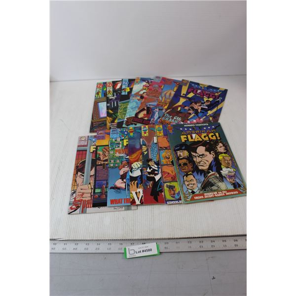 (14) Comic Books - American Flag, Robin II