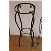 Image 2 : *(2) Metal Plant Stands - 21" H, 28" H