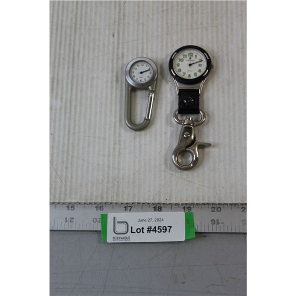 (2) Clip Watches - Working