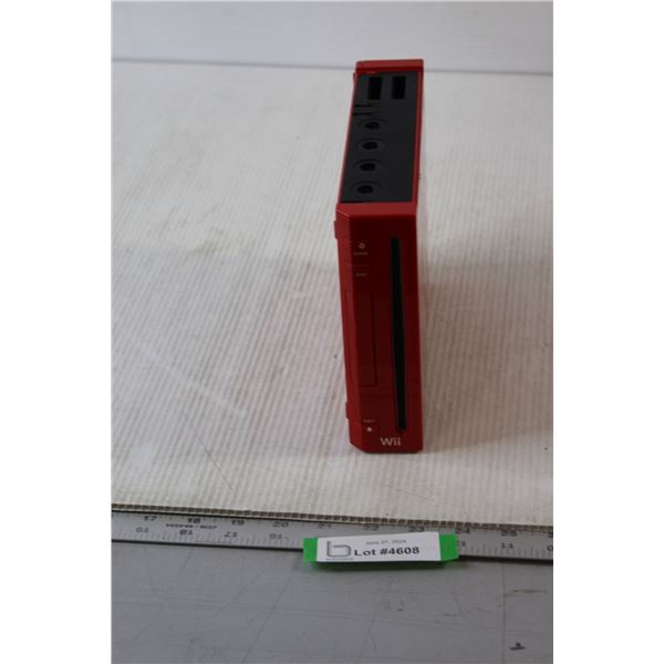 Red Wii Console - Untested, No Cords