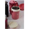 Image 5 : (2) Thermoses, (2) Insulates Water Bottles, Misc.