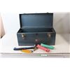 Image 1 : Beach Tool Box, Hammer, Box Knife, (2) Nylon Ropes