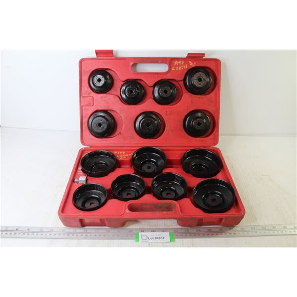 14 Piece Cup Type Oil Filter Wrench Set