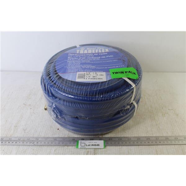Kuri Tec - Reinforced PVC Air Hose Twin Pack (3/8" x 50') (NIB)