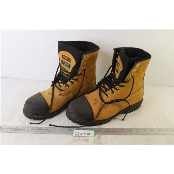 STC - Thin-Sulate Steel Toed Leather Boots (CSA Approved - size 9.5)