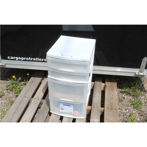 **Gracious Living Storage Container w/4 Drawers (25" tall)