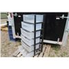 Image 2 : **Plastic Storage Container w/6 Drawers (46" tall)