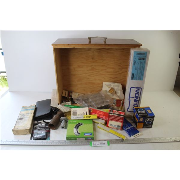 Drawer - Power Fist Welding Rods (E-7018 - 3/32" Dia 14"long) - Halogem Bulbs - Compressor Plugs/Cou