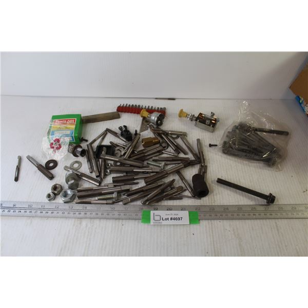4" Bolts - Tap & Dies - Driver Bits - Misc. Items